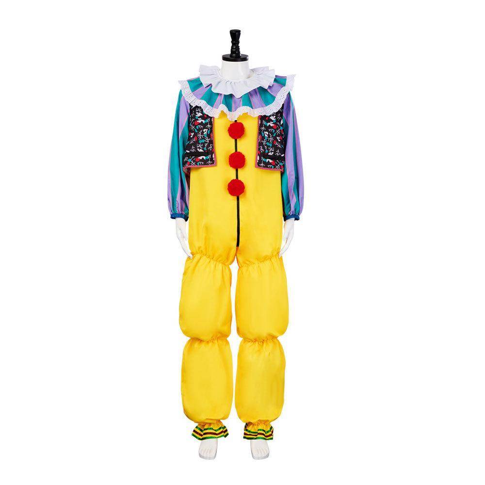 1990 Horror Movie IT The Clown Killer Pennywise Costume Cosplay Outfit Halloween - Ecosfun