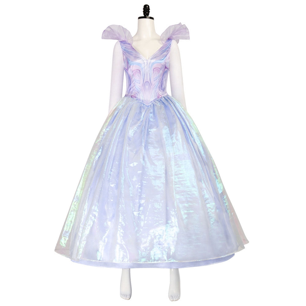 Wicked Glinda Women Blue Dress Outfit Carnival Halloween Cosplay Costume