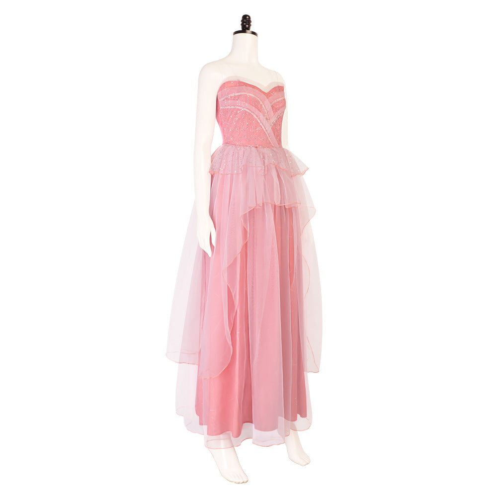 Wicked Glinda Pink Women Dress Outfit Carnival Cosplay Costume