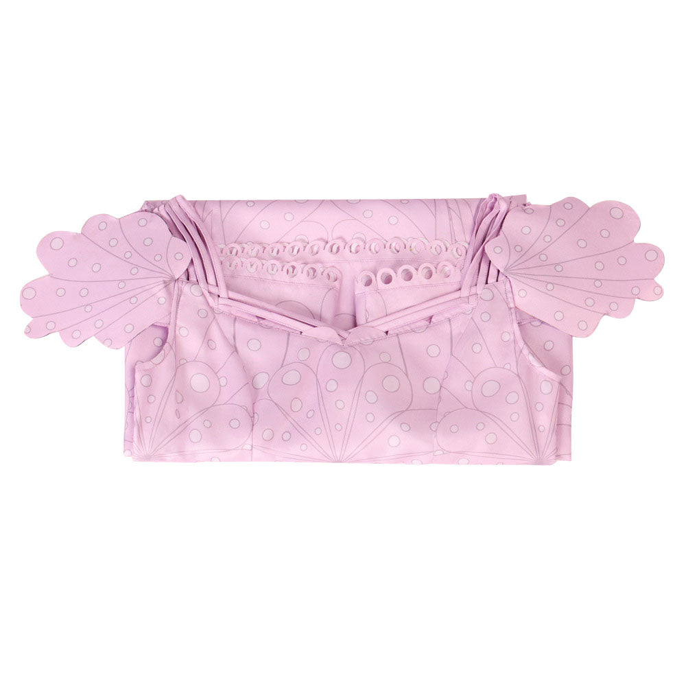 Wicked Glinda Women Pink Short Dress Outfit Carnival Cosplay Costume