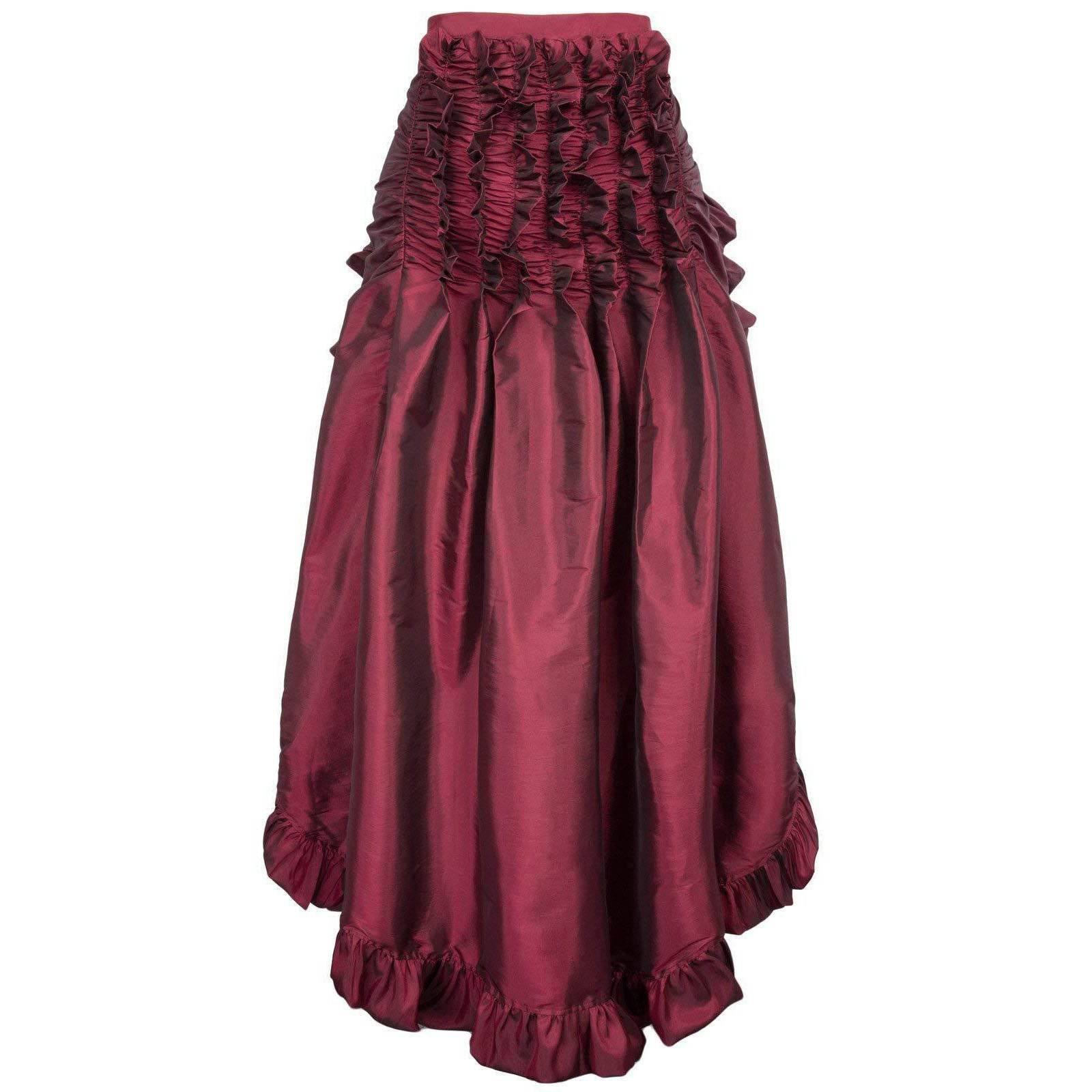 Medieval Women's Retro Style Pirate Waist Dance Skirt Dress - Ecosfun