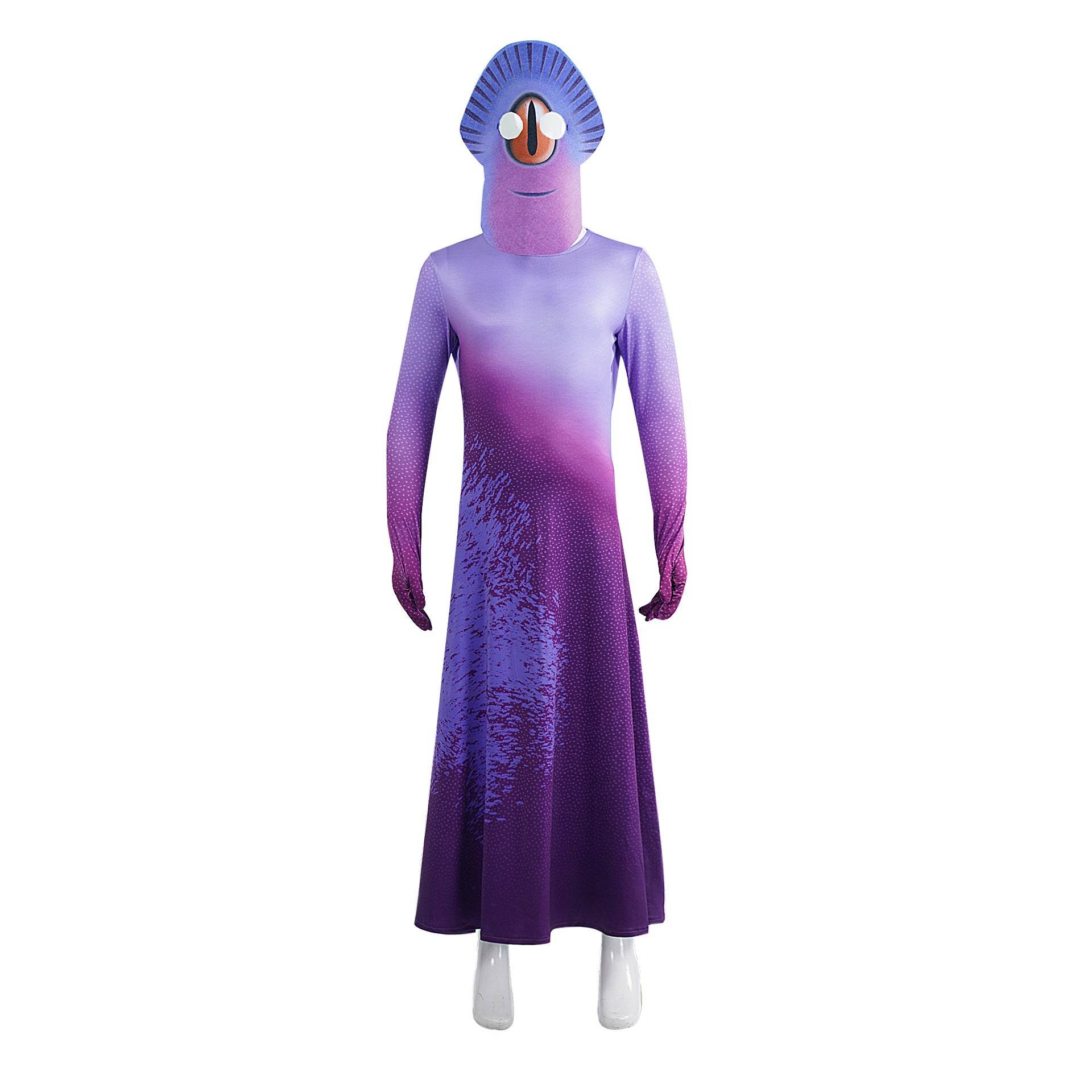 Alien blue fish tights bodysuit Alien earth commissioner Costume cosplay - Ecosfun