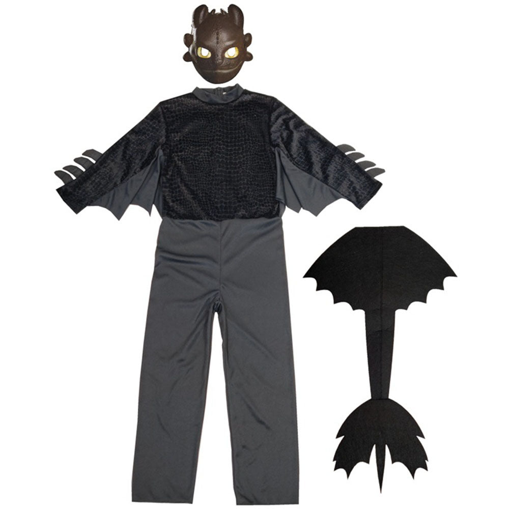 How to Train Your Dragon: Toothless Live Action Deluxe Child Costume Halloween