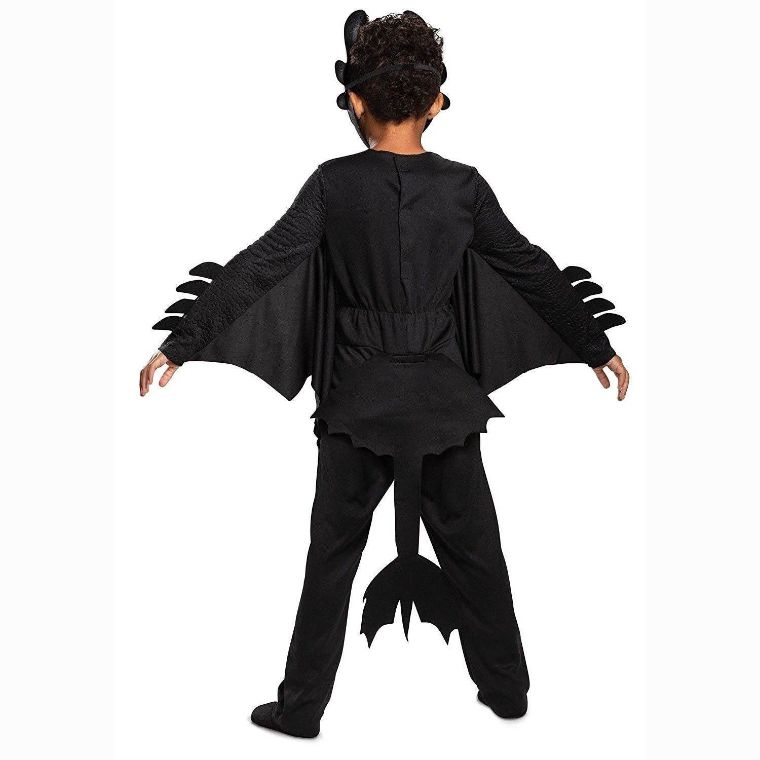 How to Train Your Dragon: Toothless Live Action Deluxe Child Costume Halloween - Ecosfun