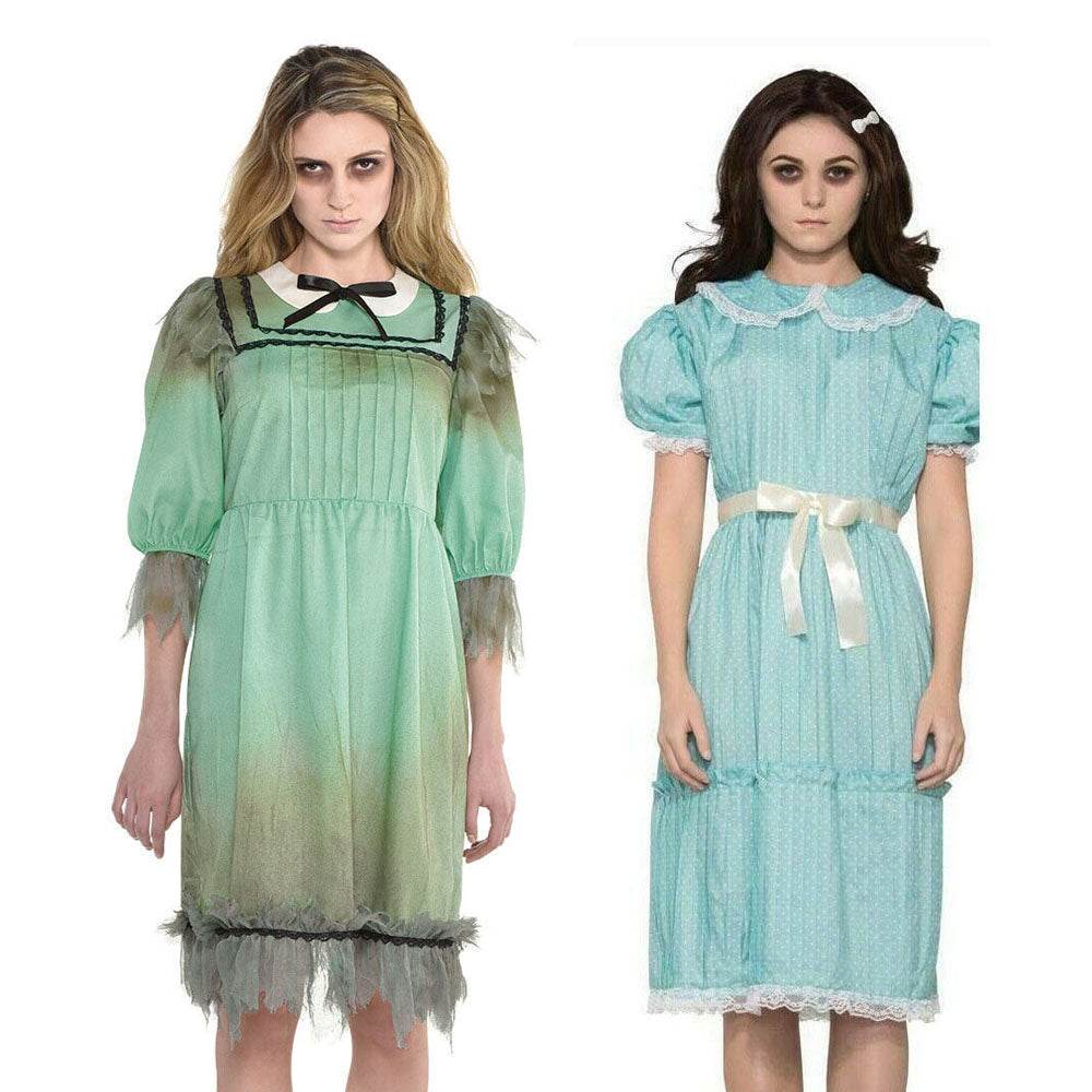 The Shining Grady Twins Costume Cosplay Halloween for Girls Women - Ecosfun