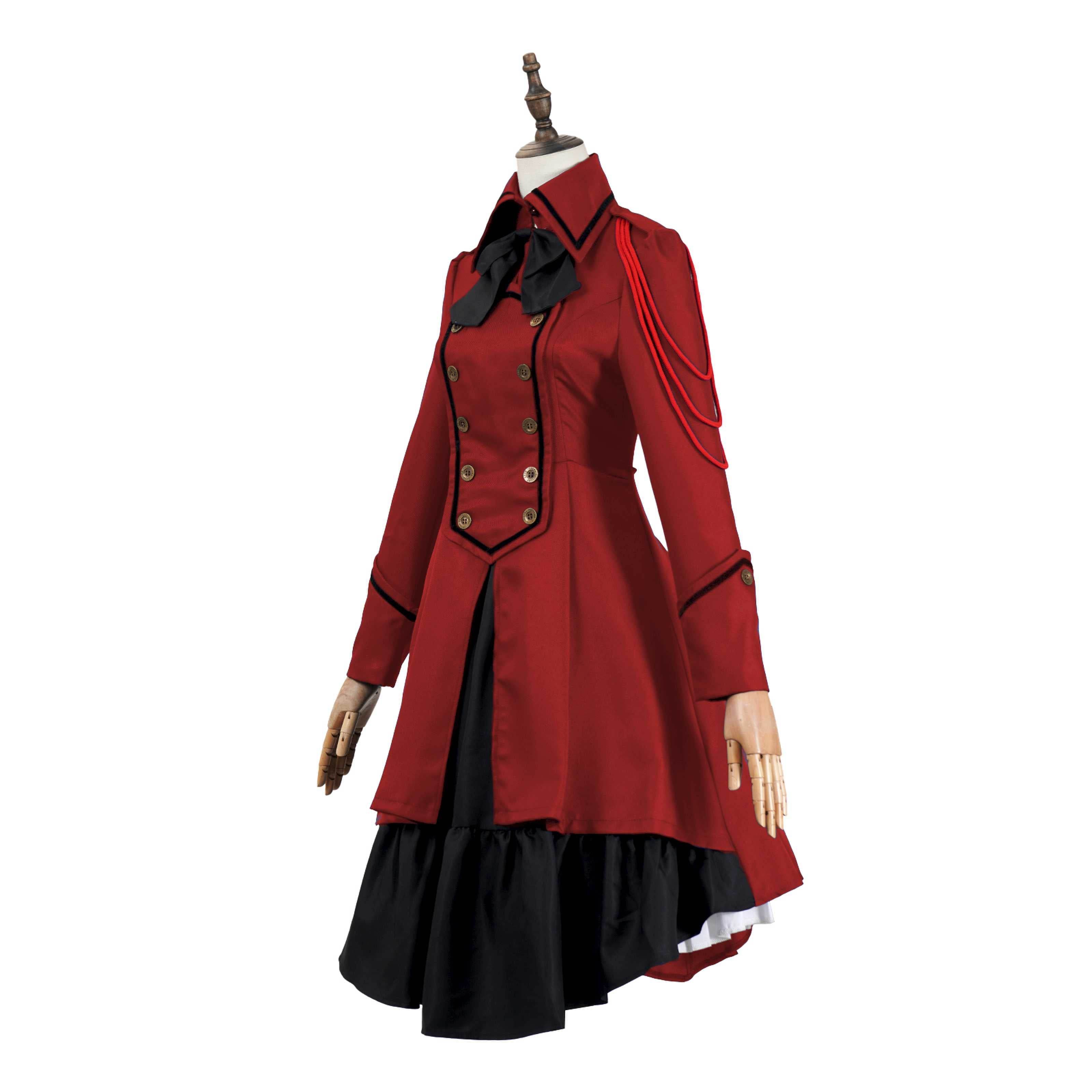 Medieval cos Renaissance gothic dress Retro bow ruffled punk cosplay skirt - Ecosfun