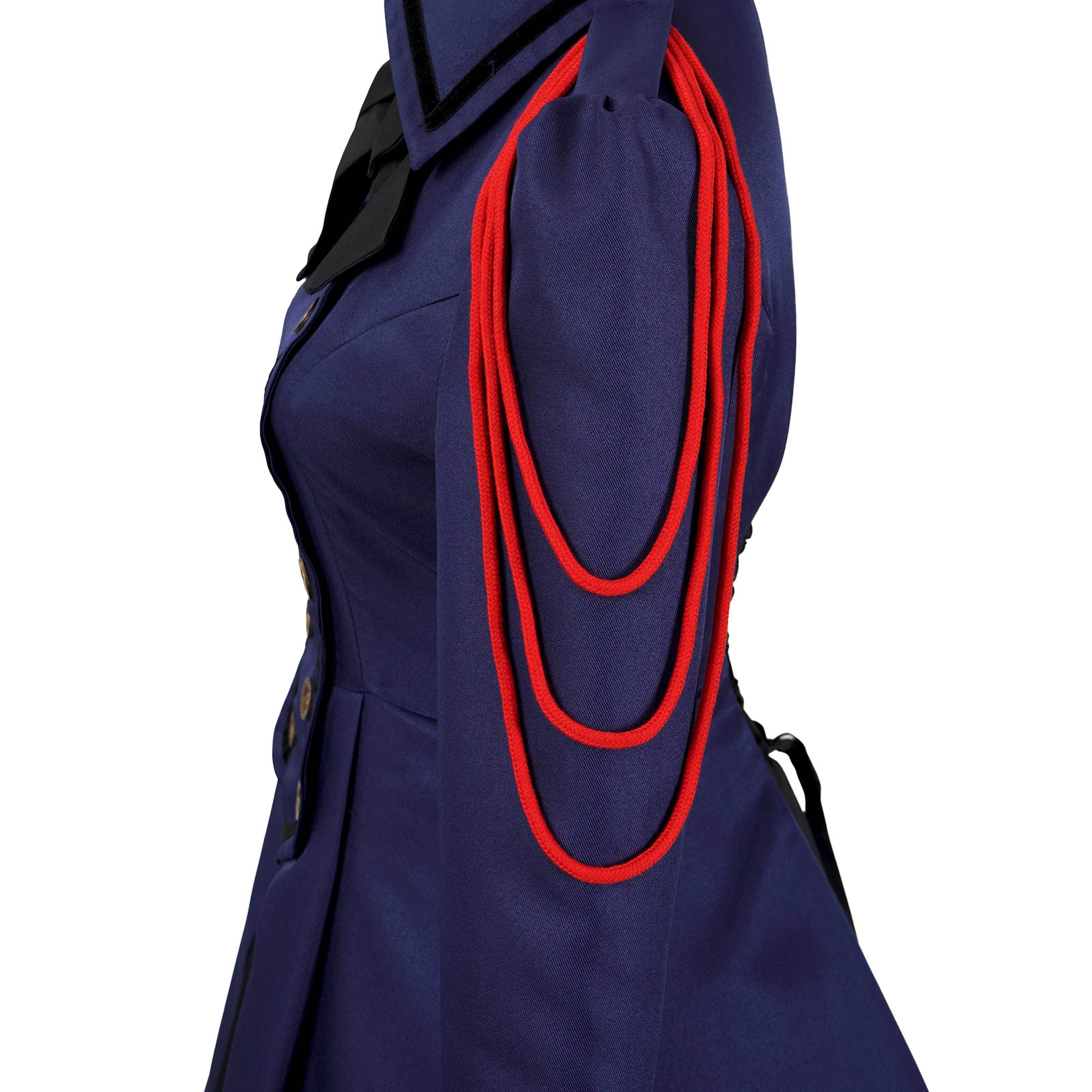 Medieval cos Renaissance gothic dress Retro bow ruffled punk cosplay skirt - Ecosfun