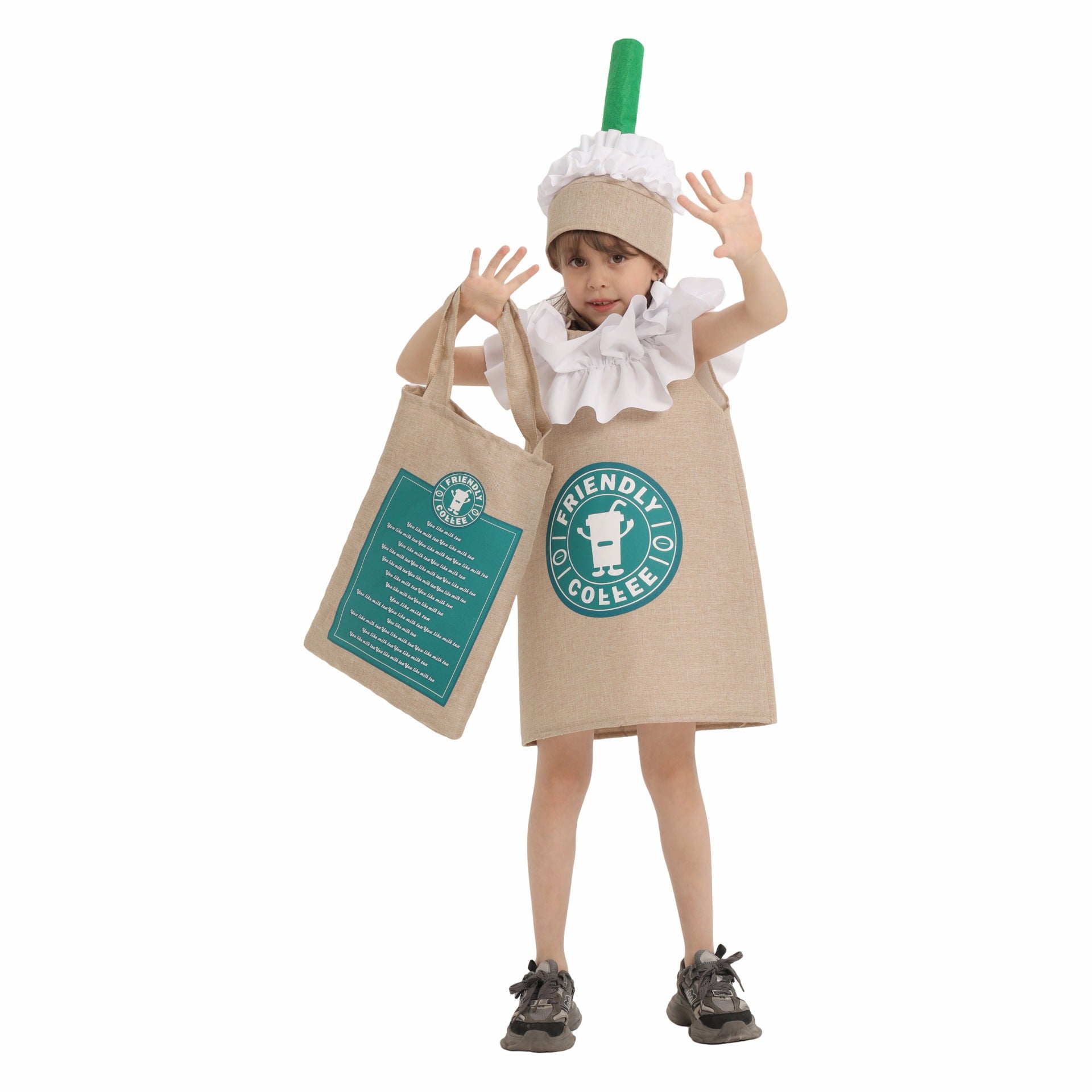 Frappuccino Coffee Costume - Kids