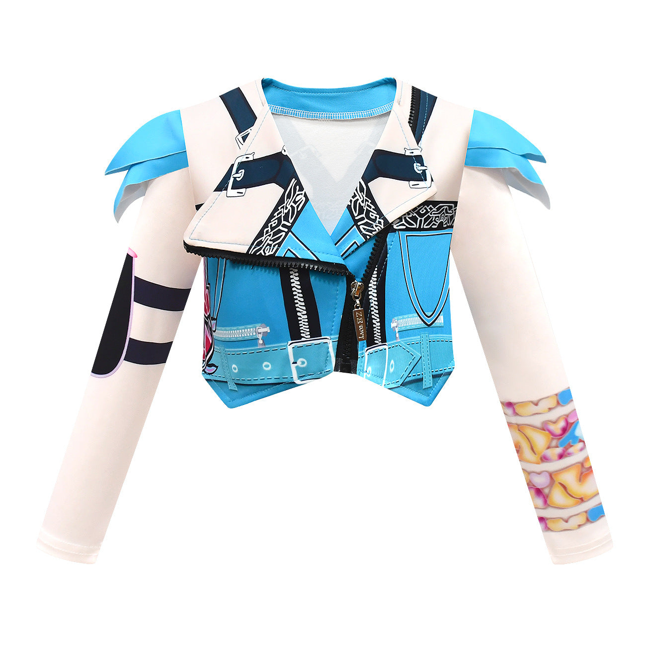 Kids KPop Demon Hunters Costume Girls Zoey Cosplay Fancy Dress Outfits