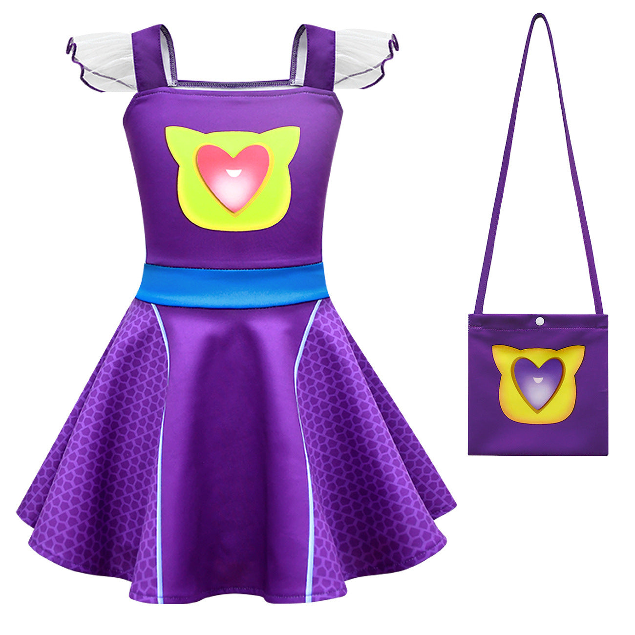 SuperKitties Sparks Buddy Light Up Costume Princess Dresses For Kids Girl
