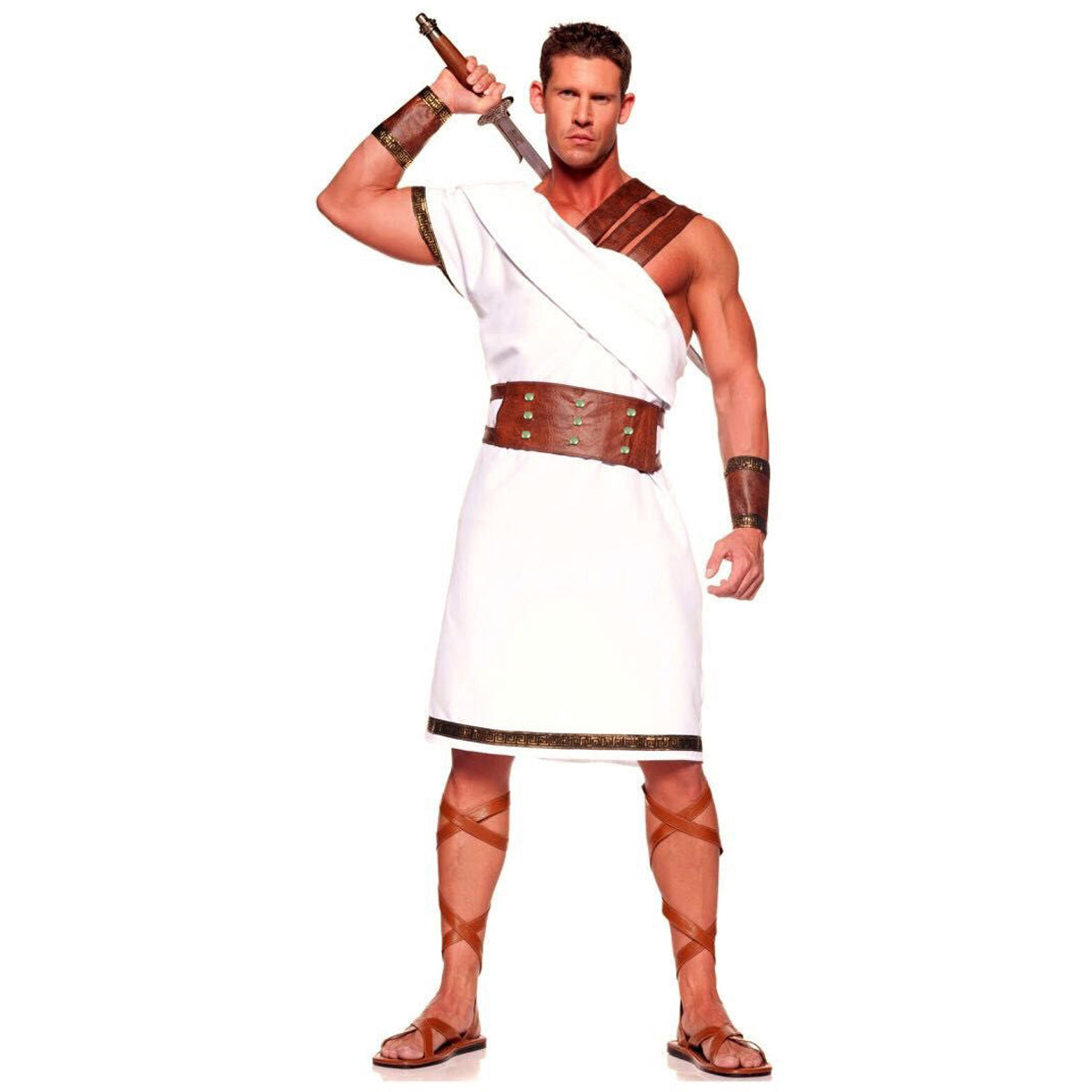Indian Ancient Roman Greek King Missionary Warrior Costume Halloween