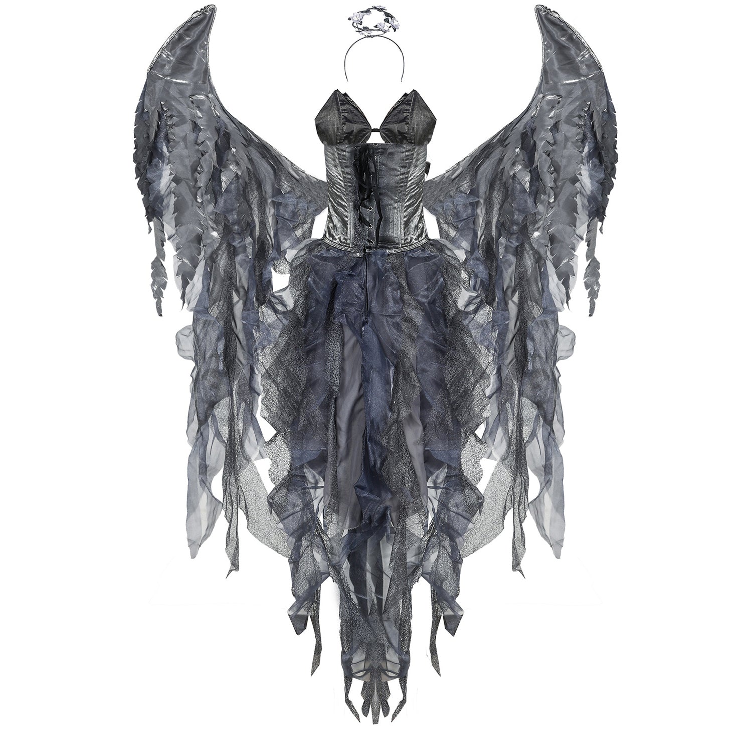 Deluxe Heavenly Angel Costume With Wing For Women