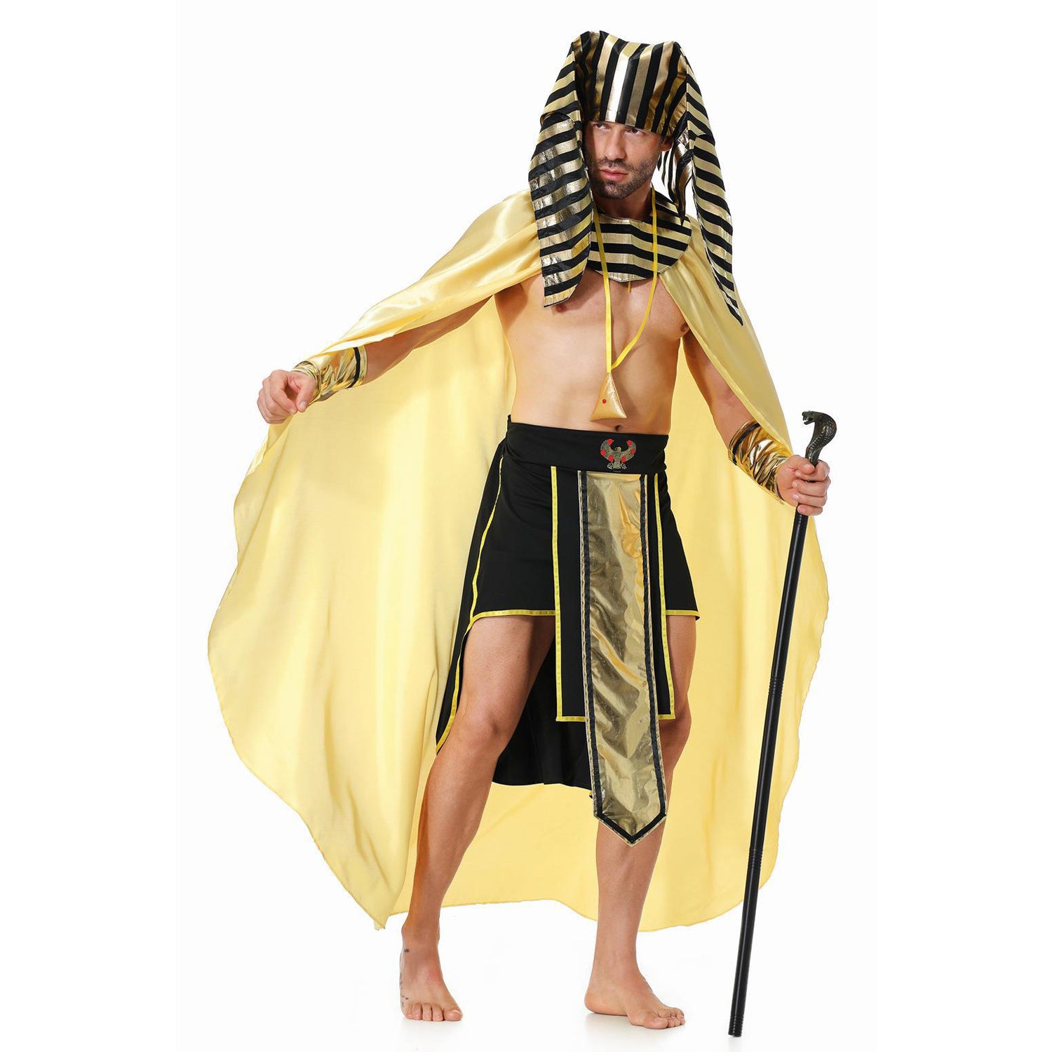 Adult Men Royal Pharaoh Halloween Costume