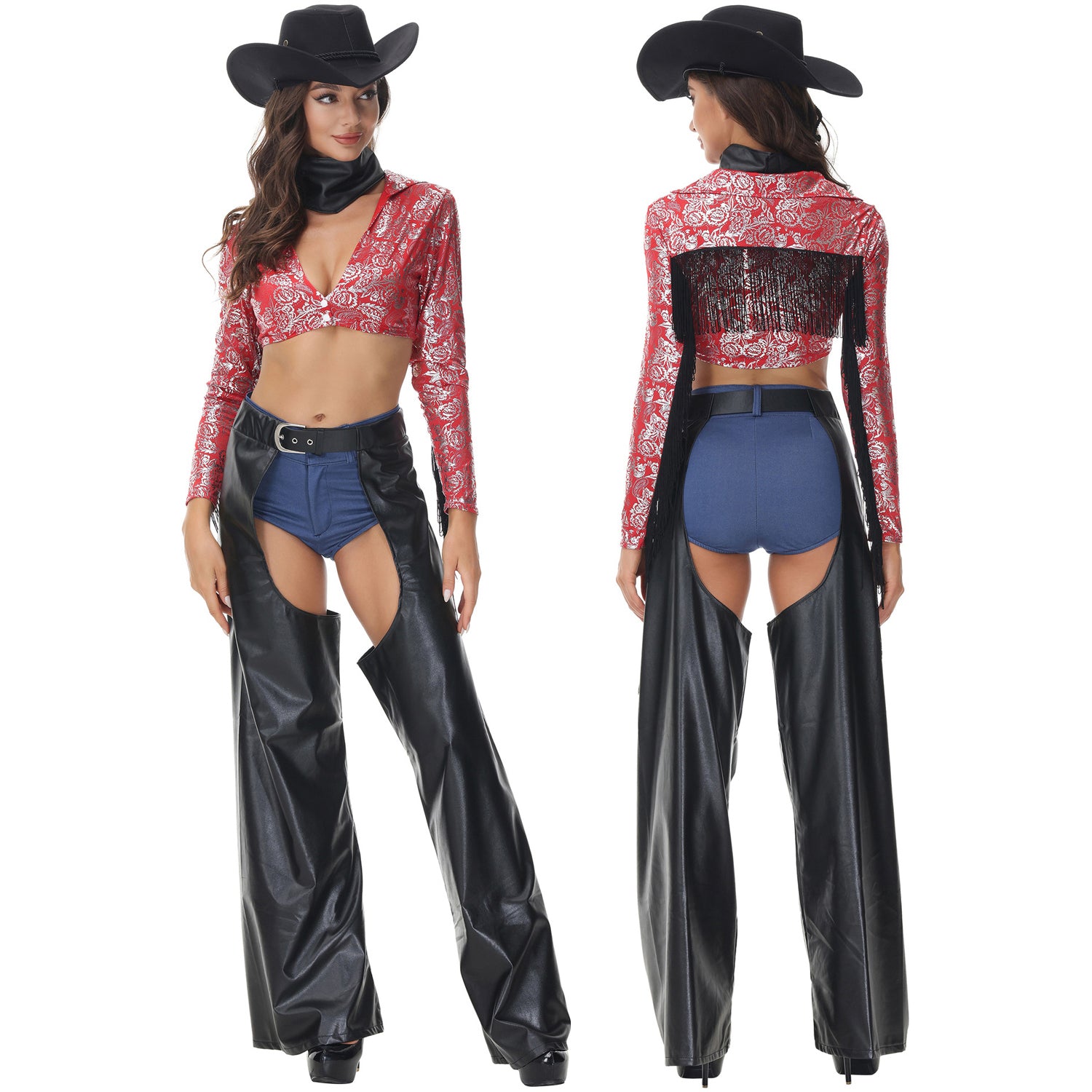 Authentic Western Style Ride Out Cowgirl Costume