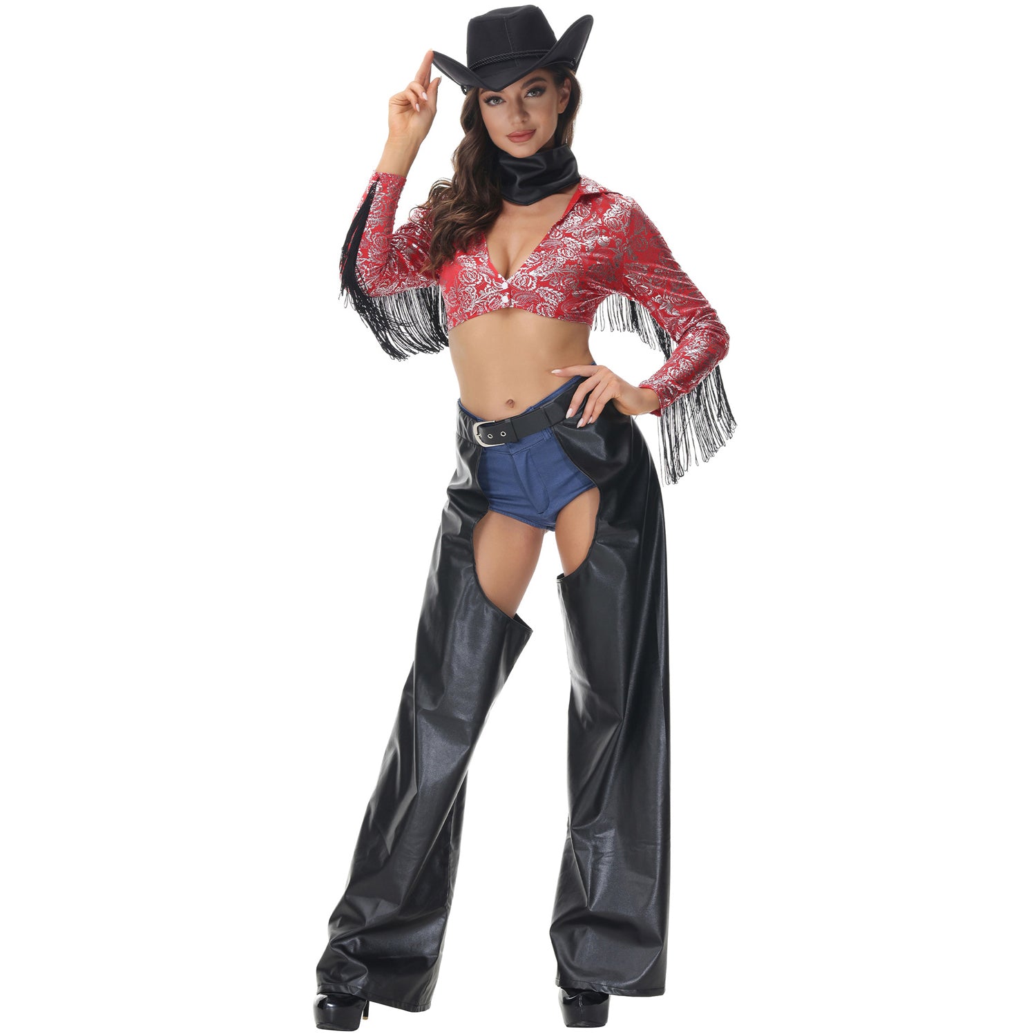 Authentic Western Style Ride Out Cowgirl Costume