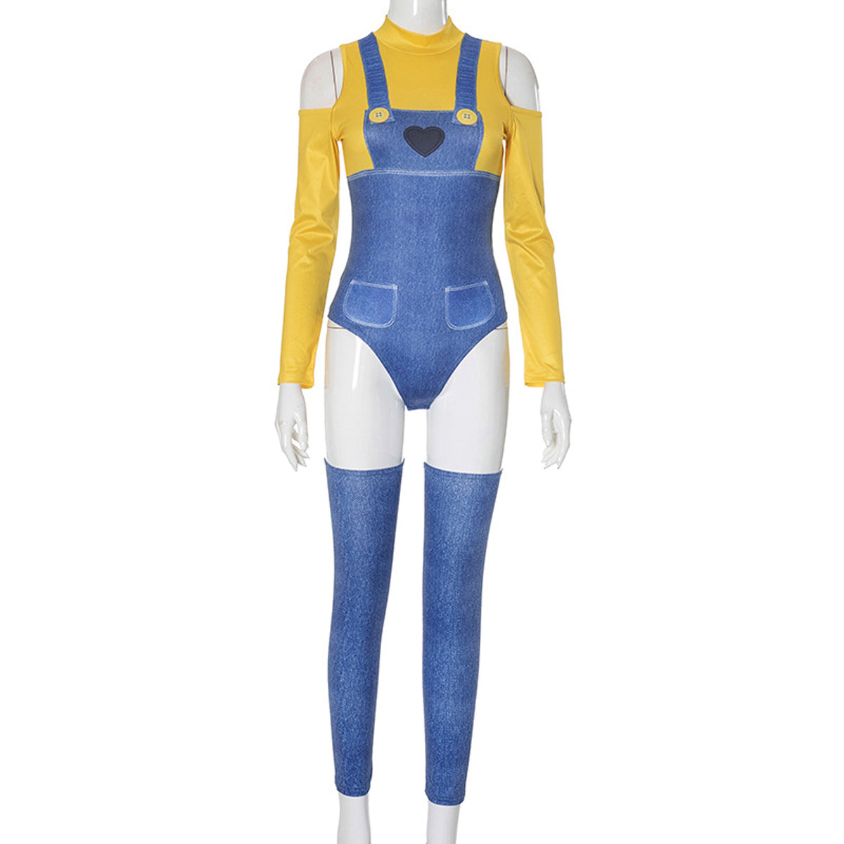 Despicable Me Minions Character Costumes Suit Nightclub For Women