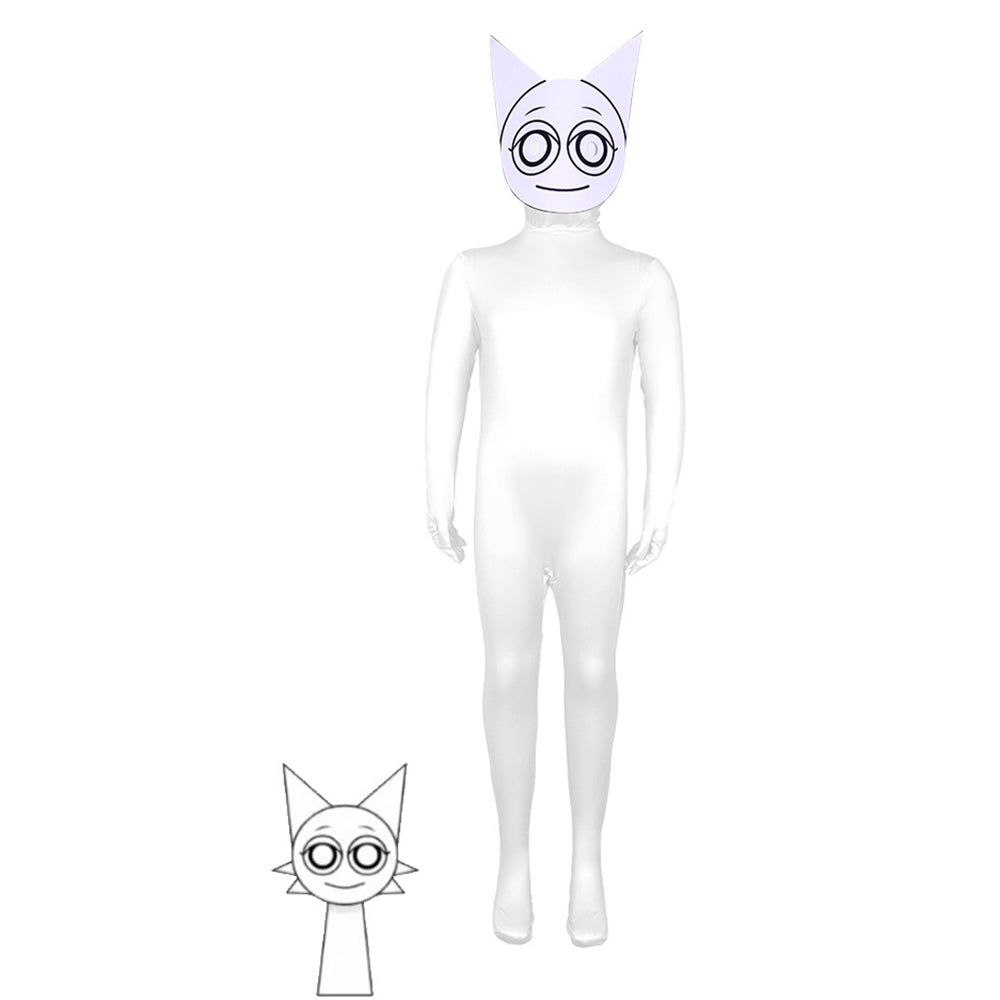 Sprunki Incredibox Costume Jumpsuit Bodysuit Halloween Kids Adult