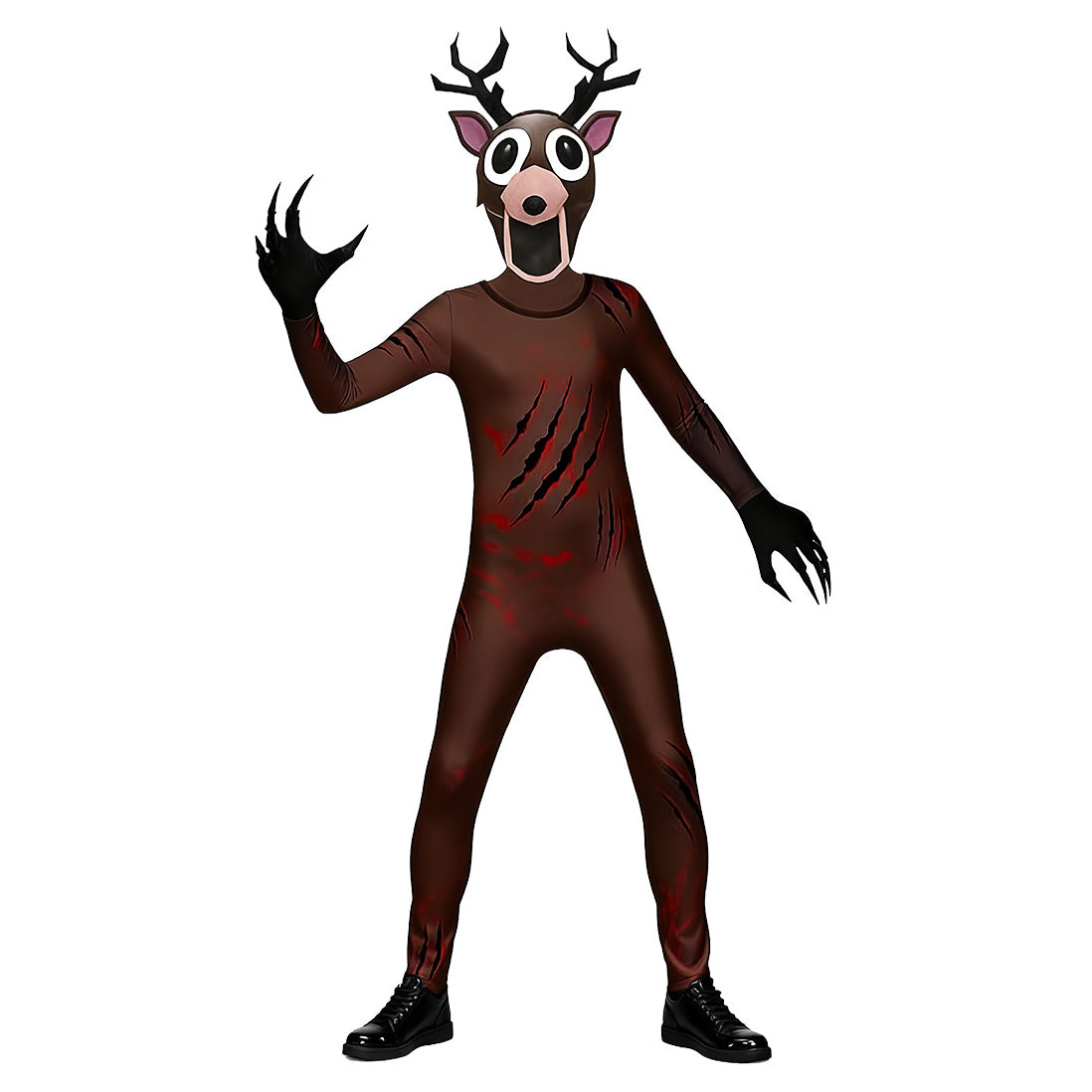 99 Nights in The Forest Bodysuit Costume Deer Animals Gaming Outfit Xmas