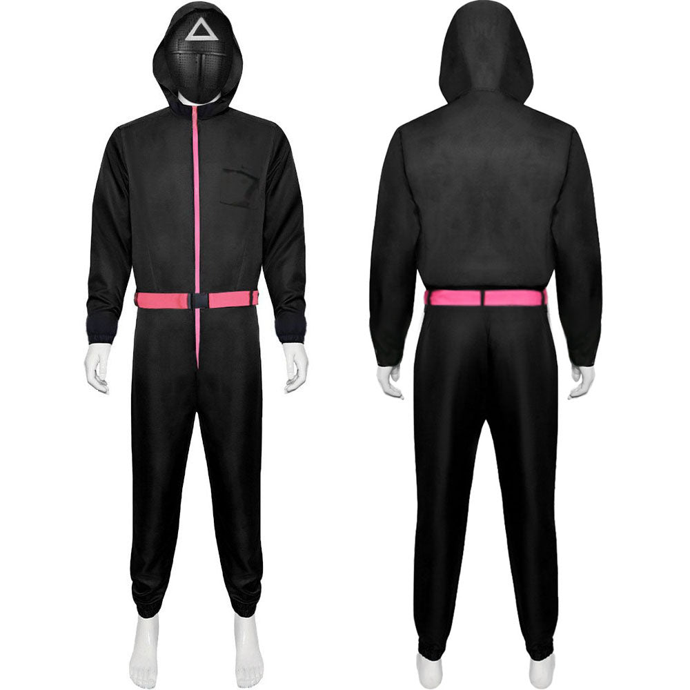 Black Guard Game Costume Squid Adult Halloween