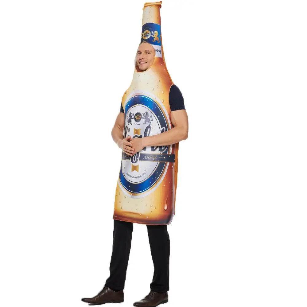 Adult beer bottle Oktoberfest Funny Novelty Halloween Cosplay Costume - Ecosfun