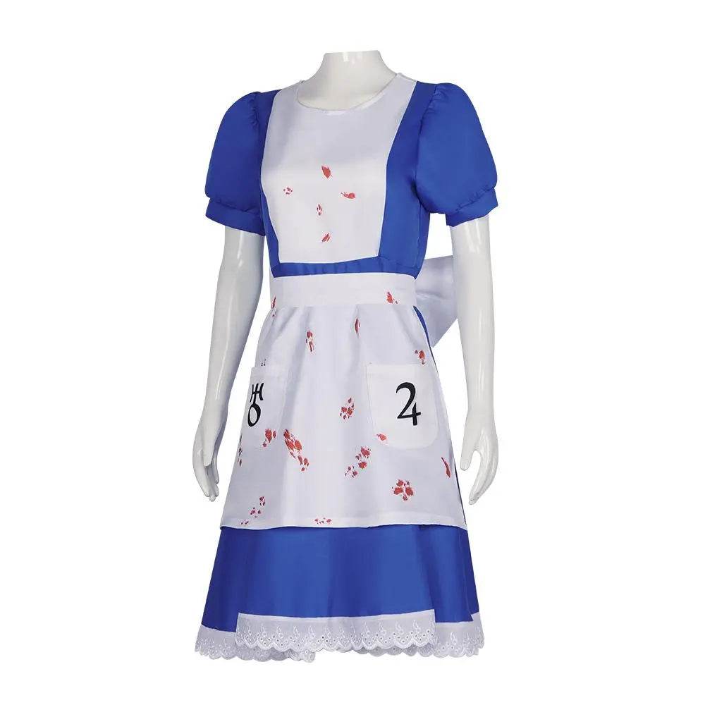 Alice Madness Returns Maid Cosplay Costume Outfit Halloween Carnival Suit - Ecosfun