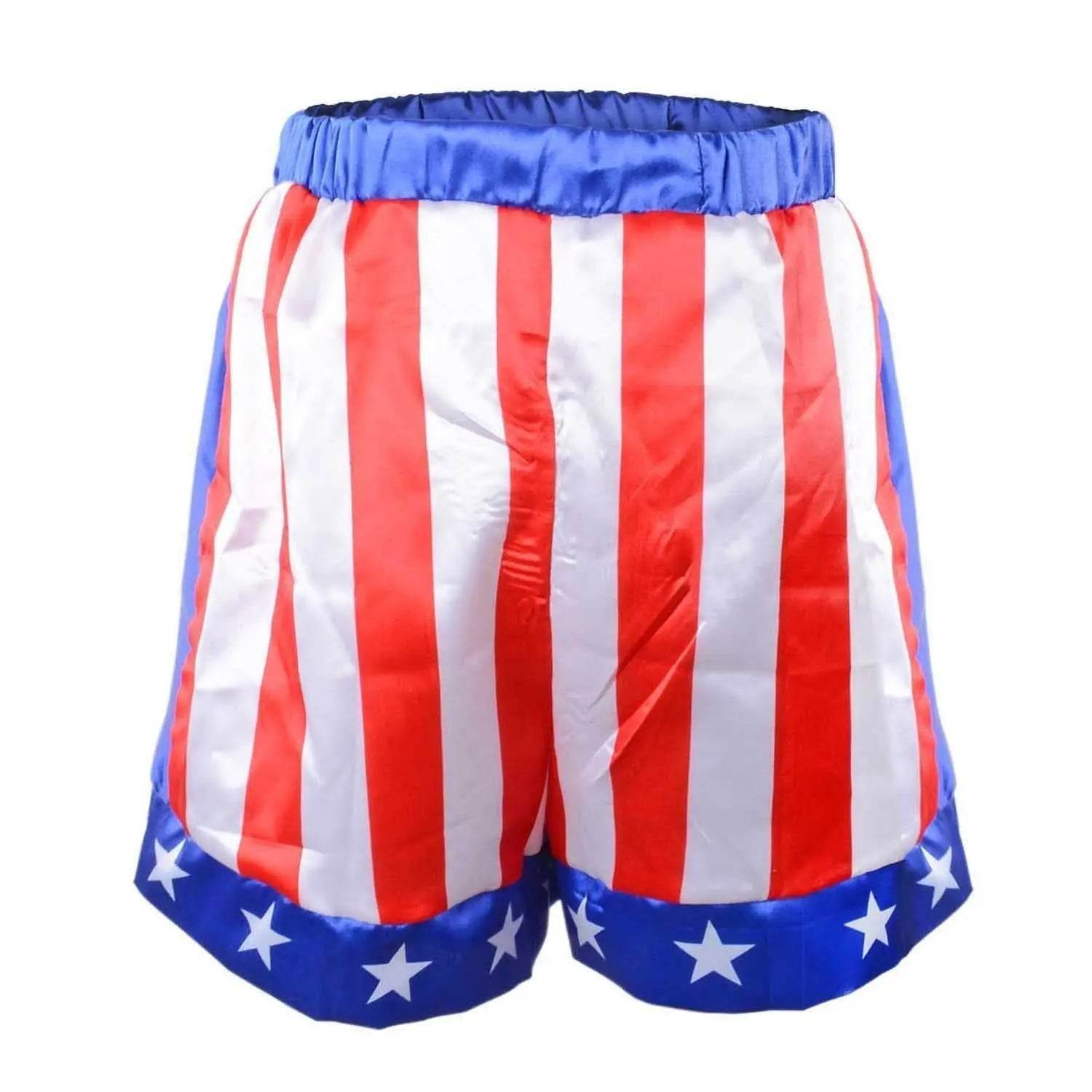 Boxer Cosplay Costume Rocky Balboa Suit Uniform American Star Stripes Robe Italian Boxing Outfit Set for Kids - Ecosfun