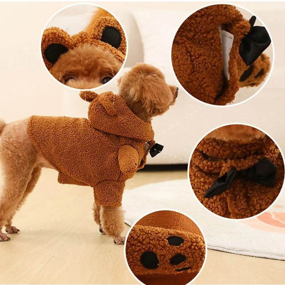 Brown Bear animal furry costume Children's Day Matching Pets Party Halloween - Ecosfun