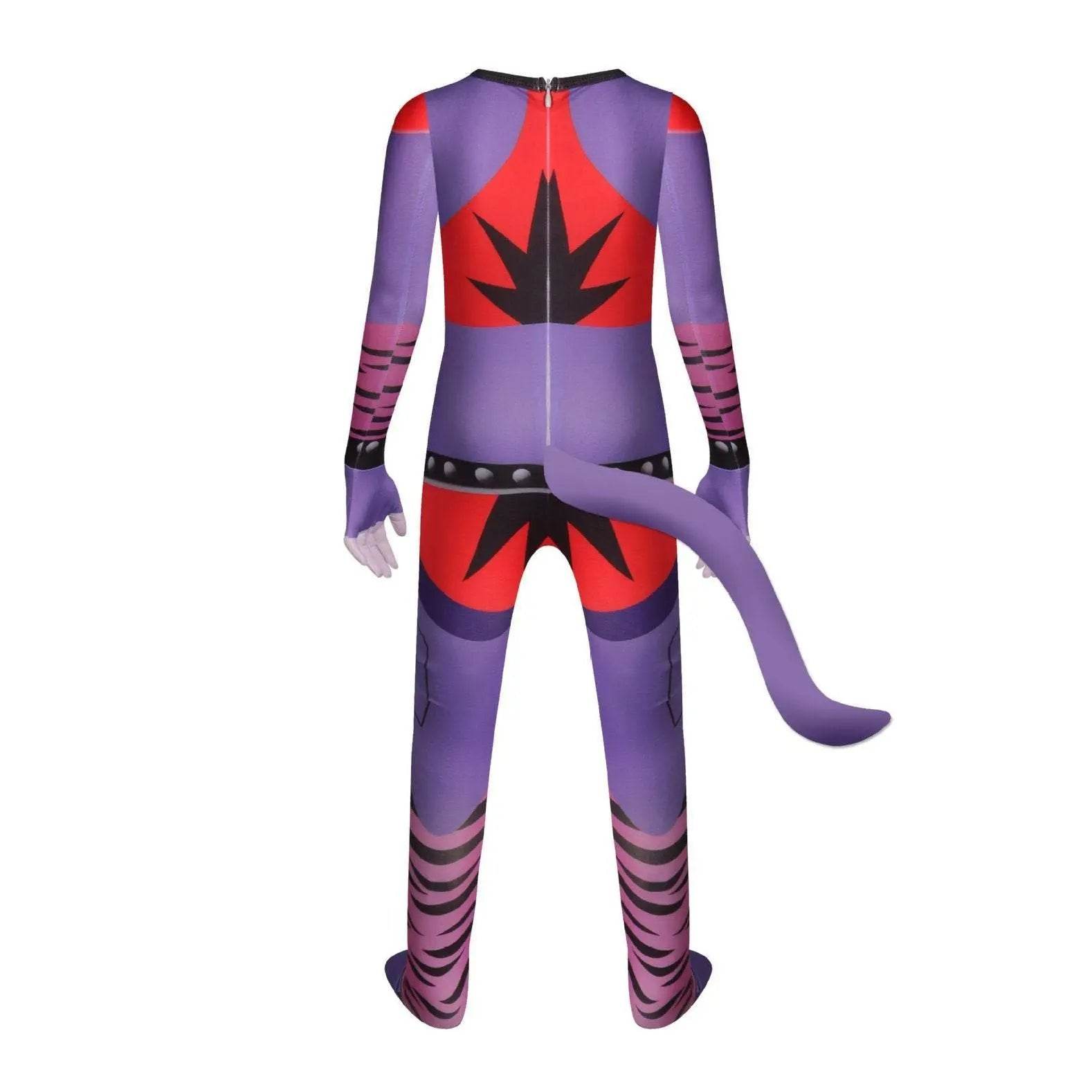 FNAF Wolf Cosplay Costume Halloween Party Jumpsuit Romper Outfit Dress Up For Kids Boys - Ecosfun