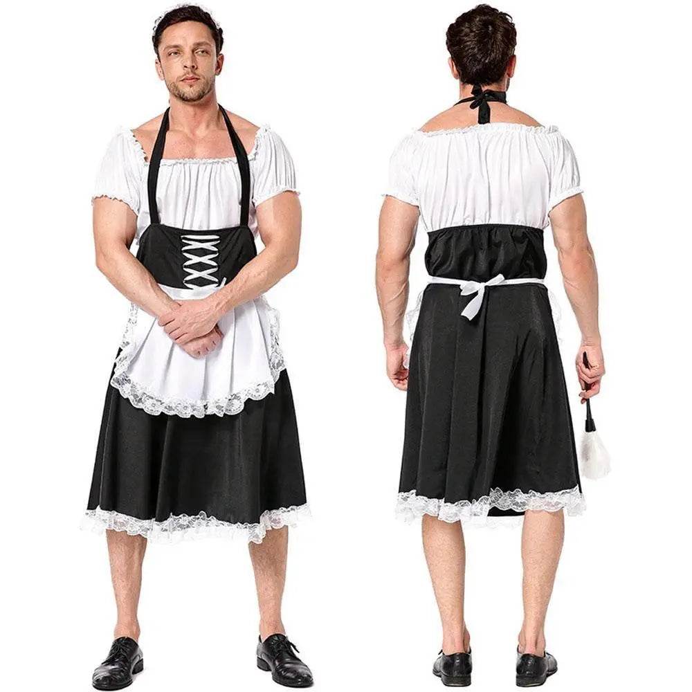 Fever Flirty French Women Man Maid Costume - Ecosfun