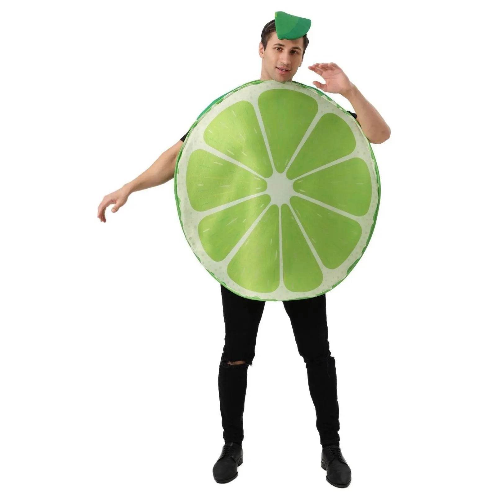 Fruit lime Halloween Costume Outfits Party Carnival Cosplay - Ecosfun