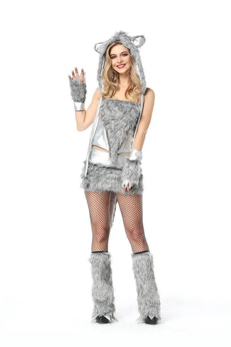 Halloween Wolf Cosplay Costume For Women Ladies - Ecosfun