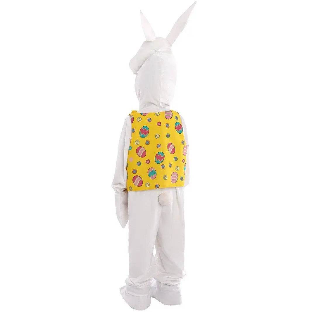 Kids Children White Rabbit Bunny Carrot Party Cosplay Halloween Easter Costume - Ecosfun