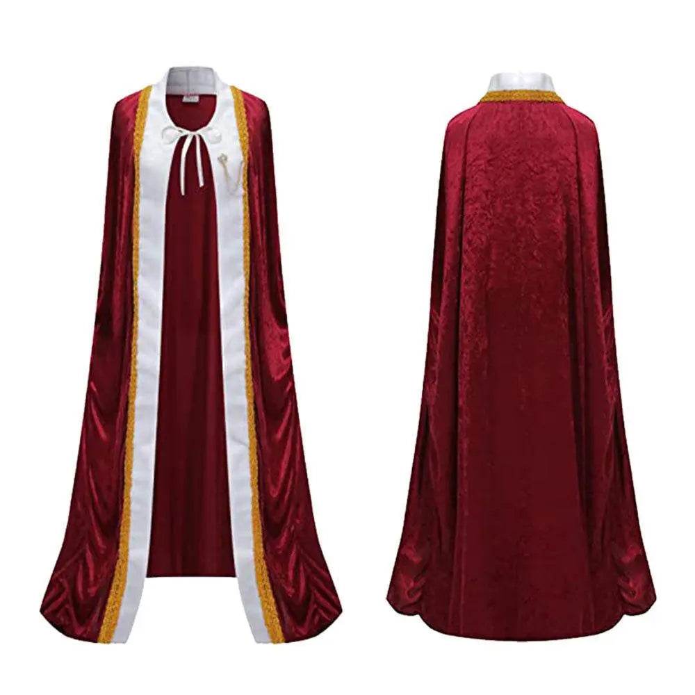 King Queen Prince Vintage Cosplay Costumes Cloak For Adult - Ecosfun