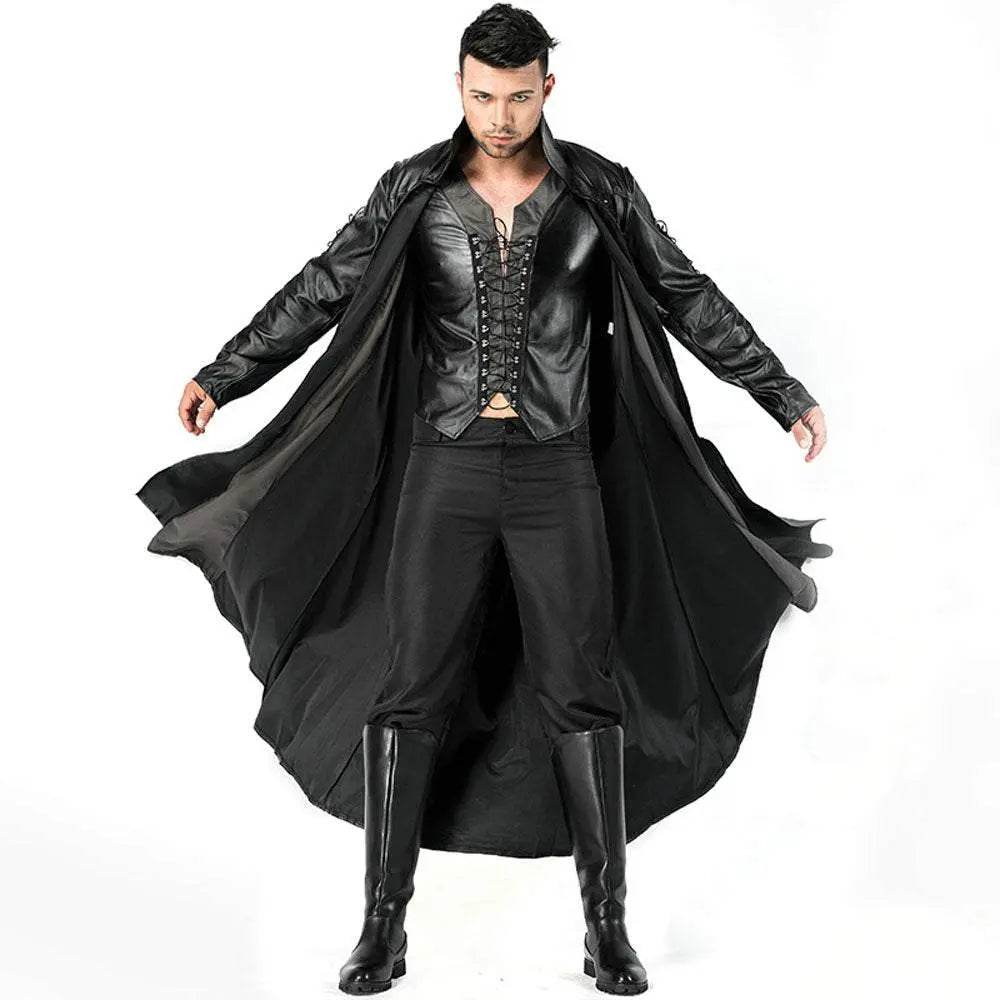 Men Vampire Cosplay Costume for Halloween Party Stage Performance - Ecosfun