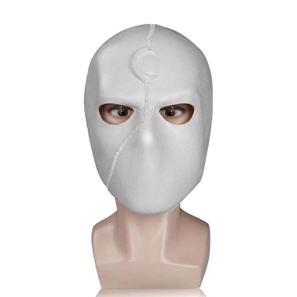 Moon Knight Marc Specto Mask Cosplay Latex Helmet Halloween Party Prop - Ecosfun