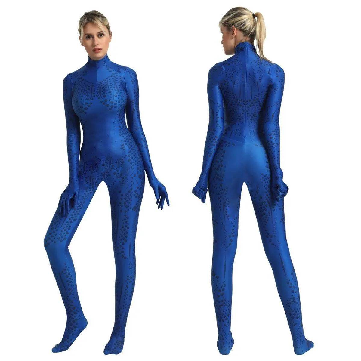 Mystique Costume X-Men Apocalypse Halloween Cosplay Bodysuit Jumpsuit Women Men Kids - Ecosfun