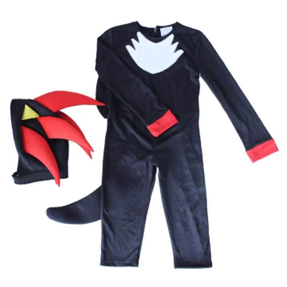 Sonic The Hedgehog Shadow Cosplay Costumes Jumpsuit - Ecosfun