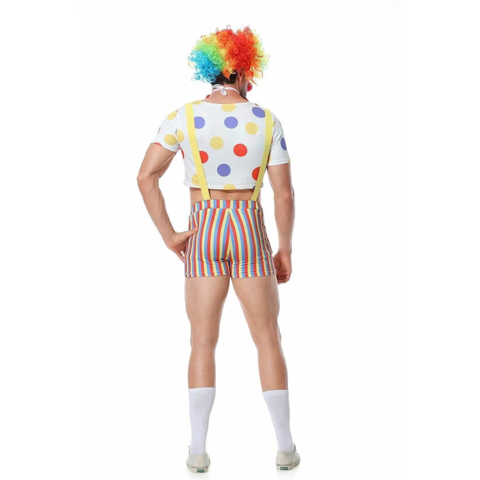 Stag Do Party Fancy Dress Costume Clown For Men - Ecosfun
