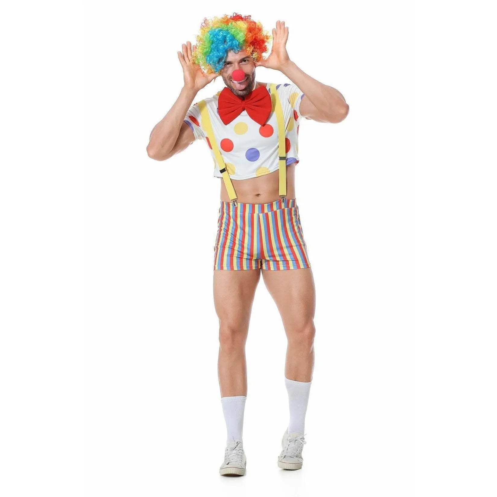 Stag Do Party Fancy Dress Costume Clown For Men - Ecosfun