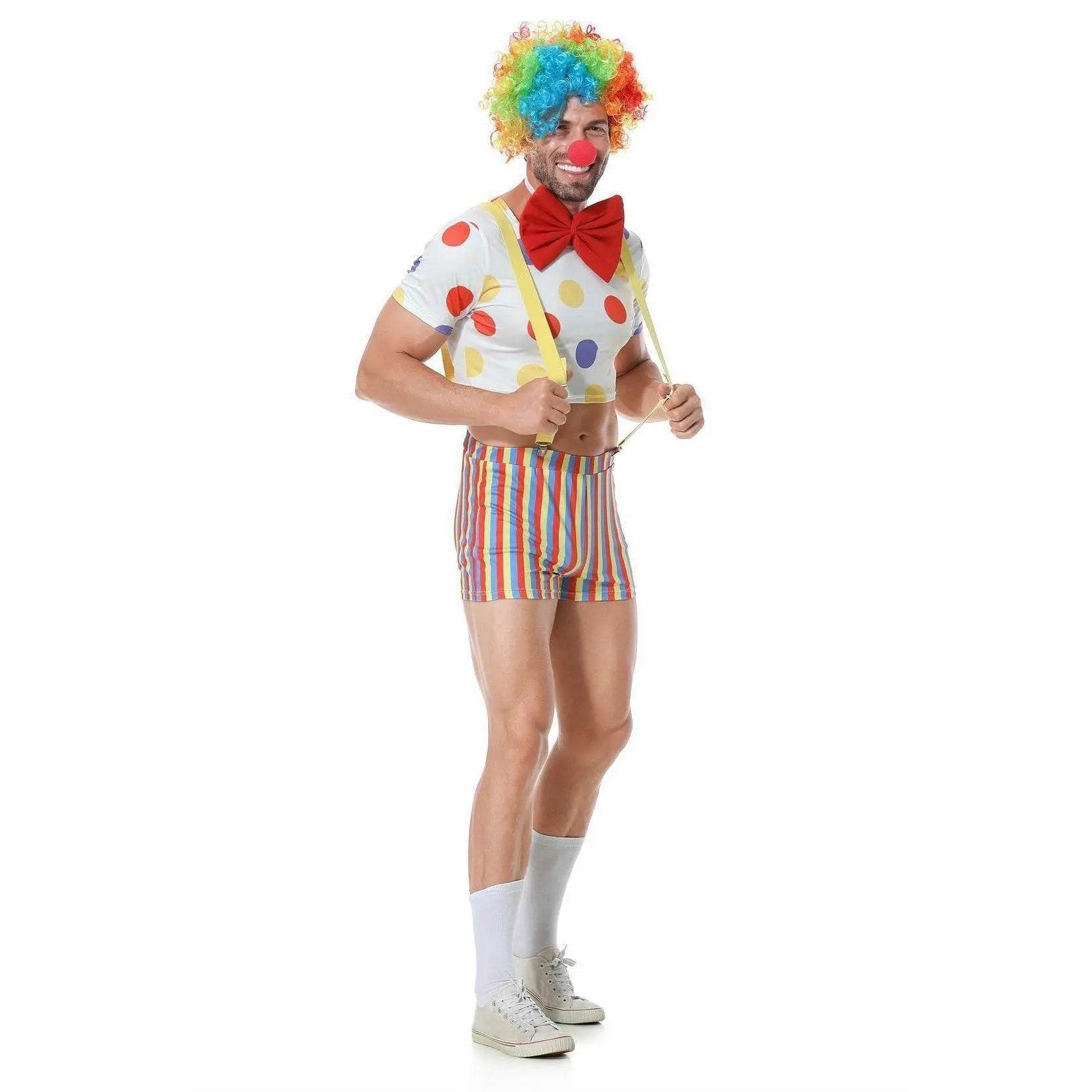 Stag Do Party Fancy Dress Costume Clown For Men - Ecosfun