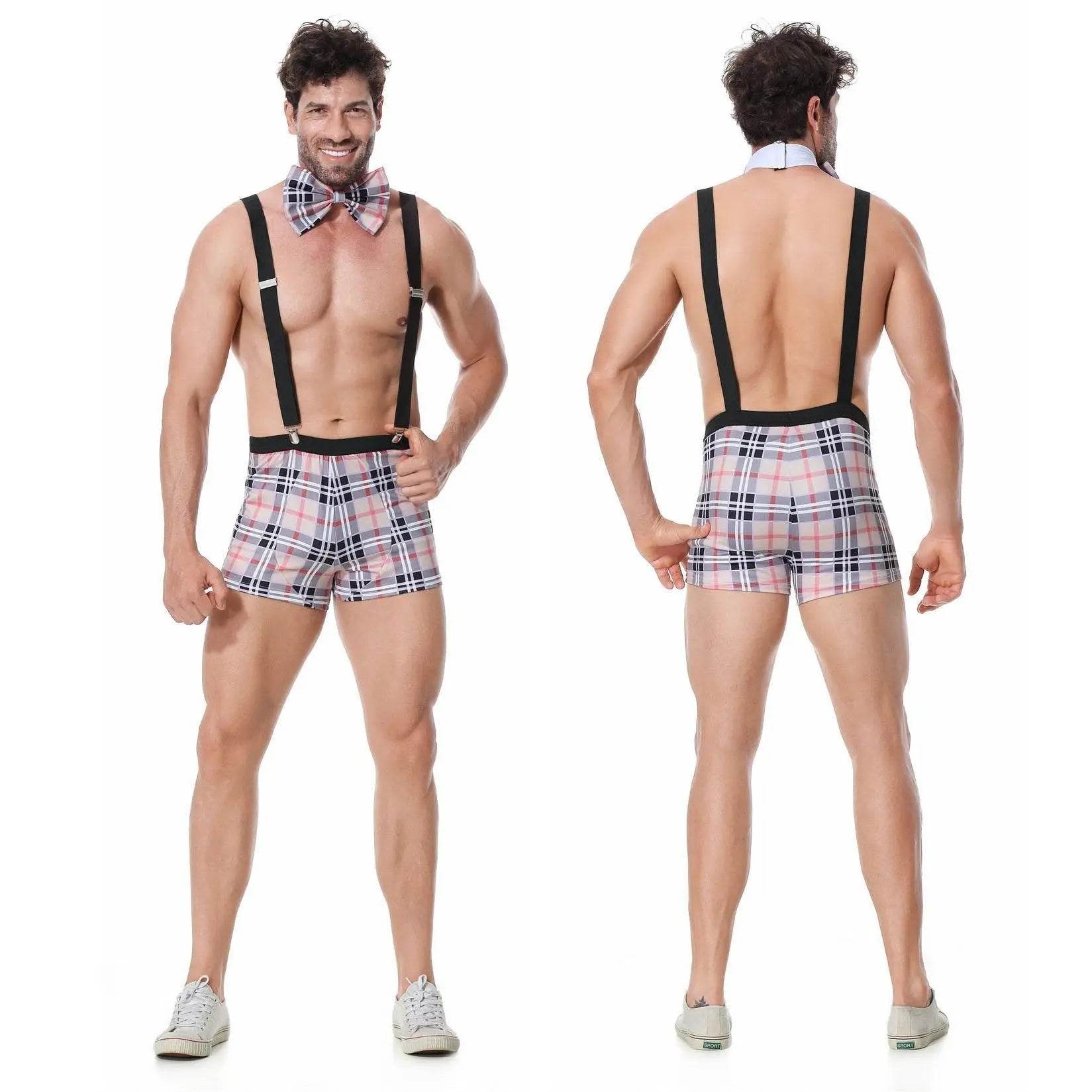 Stag Do Party Fancy Dress Costume Oktoberfest Overalls for Men - Ecosfun