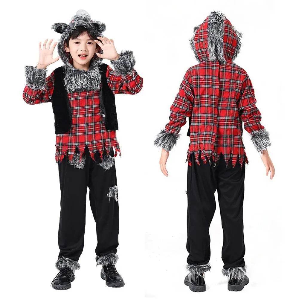 Werewolf Kid costume Halloween Child Cosplay Stage performance - Ecosfun