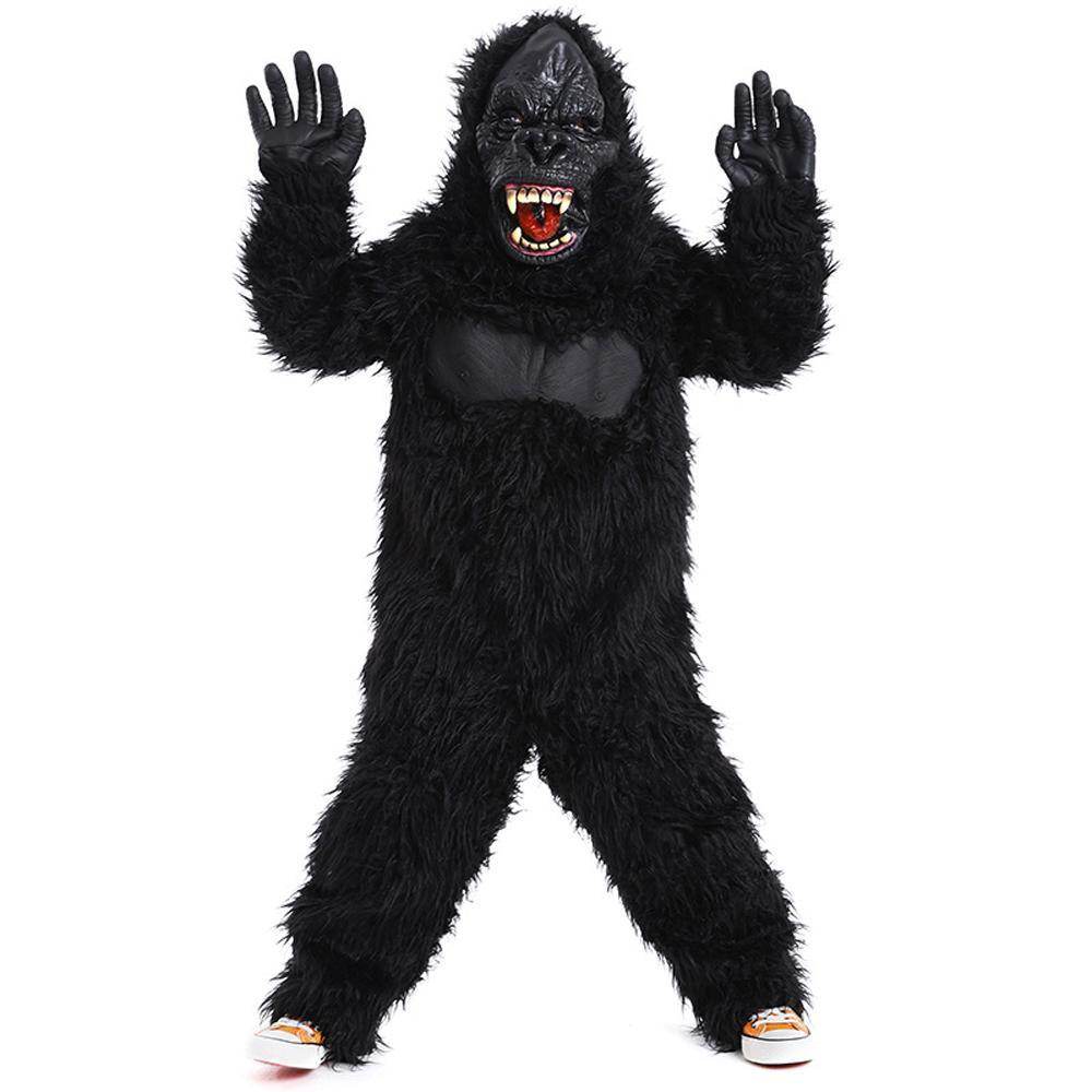 Animal party play King Kong Suffed Gorilla Costume for Kids - Ecosfun