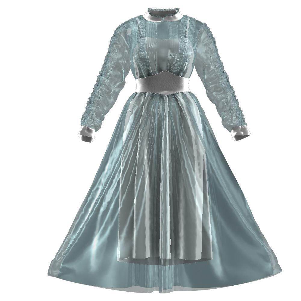 Astrid Deetz Costume Ball Dress Beetlejuice Skirt Striped Dress For Women Halloween - Ecosfun