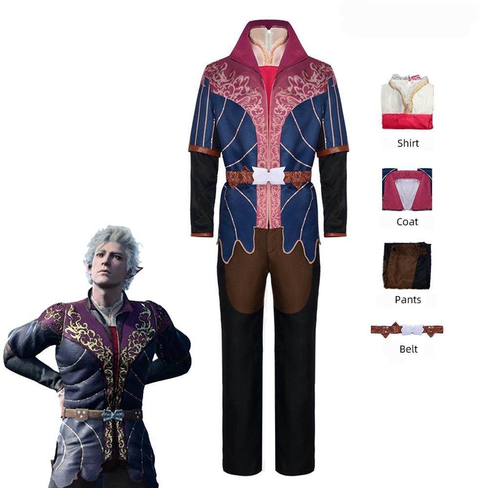 Baldur's Gate 3 Astarion Game Cosplay Costume party - Ecosfun