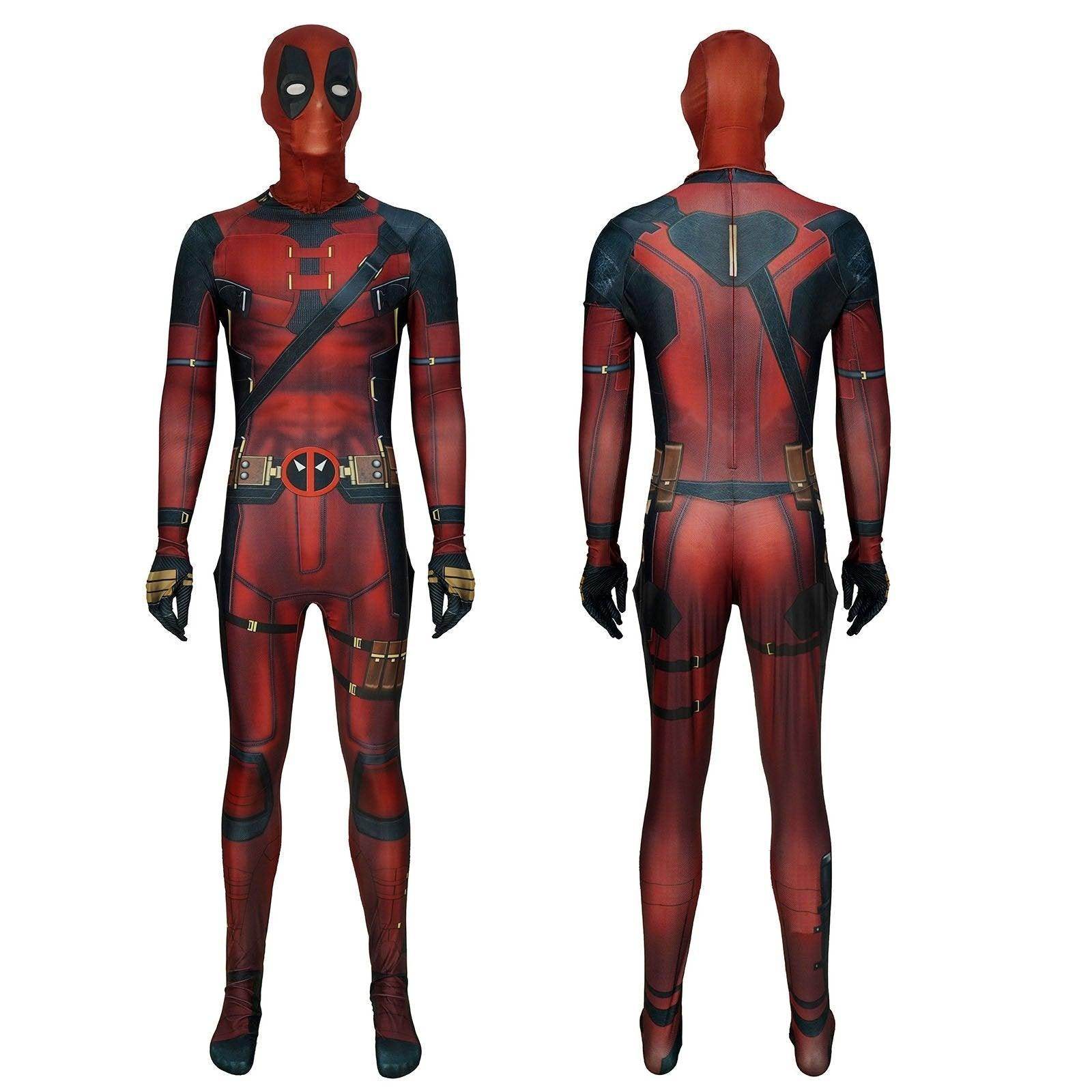 Deadpool 3 Wade Wilson Cosplay Costume for Adults Women Lady Men & Kids - Ecosfun