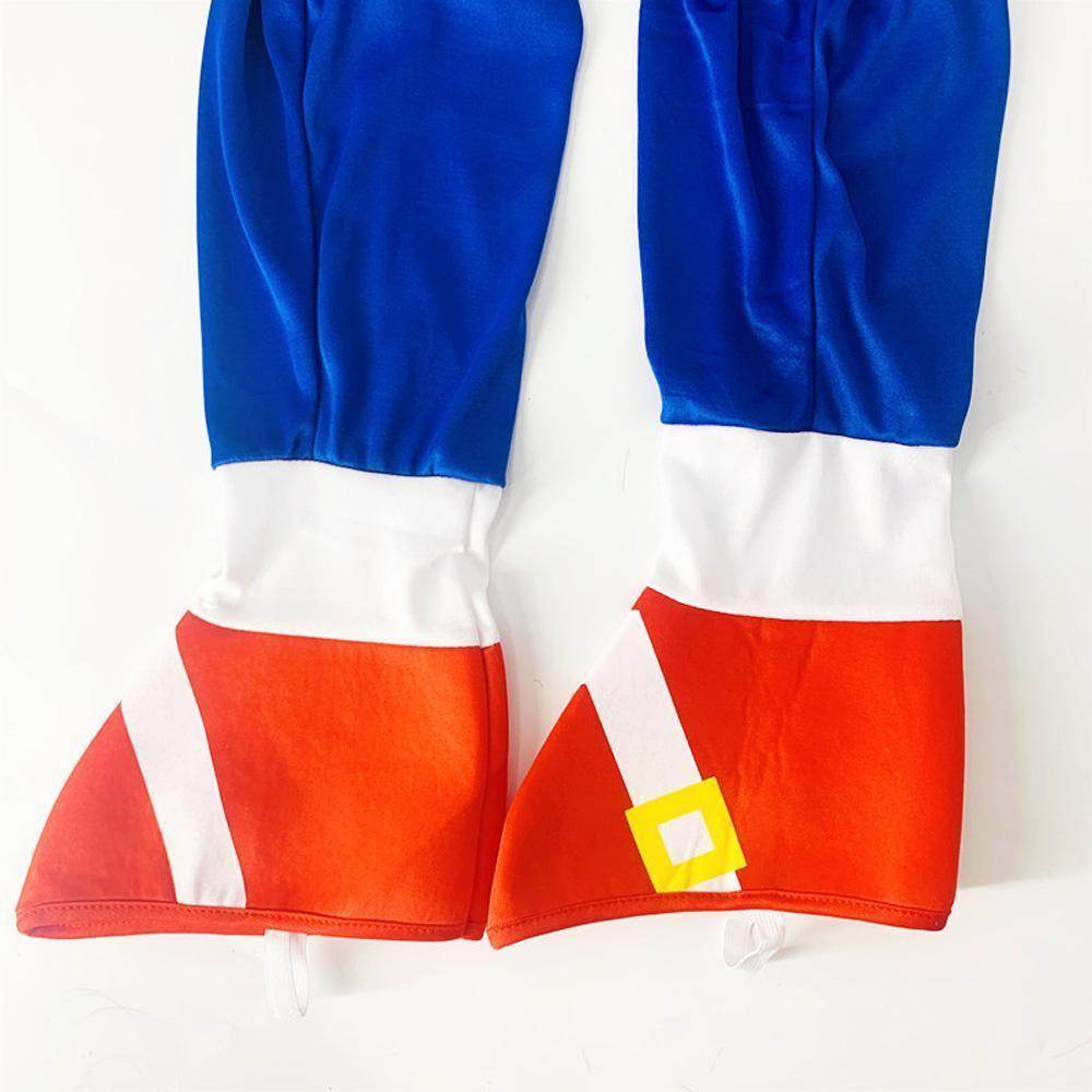 Deluxe Sonic The Hedgehog Costume Girl Game Character Cosplay Halloween Costume for Kids - Ecosfun