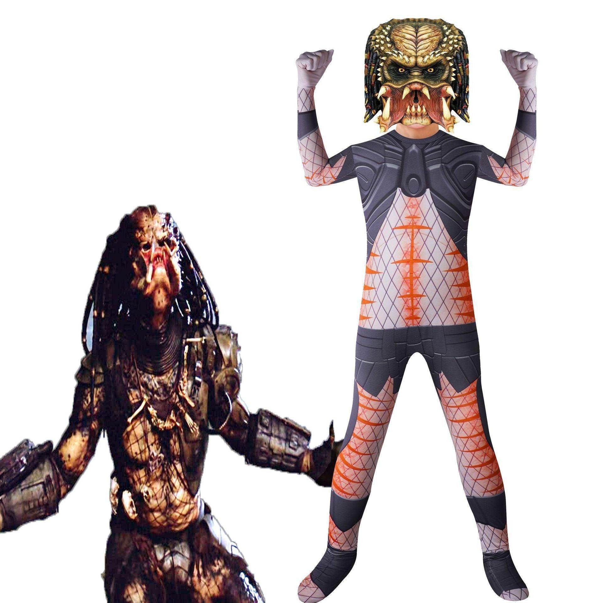 Horror Predator Child Play Costume Stage Performance Jumpsuit Hallloween - Ecosfun
