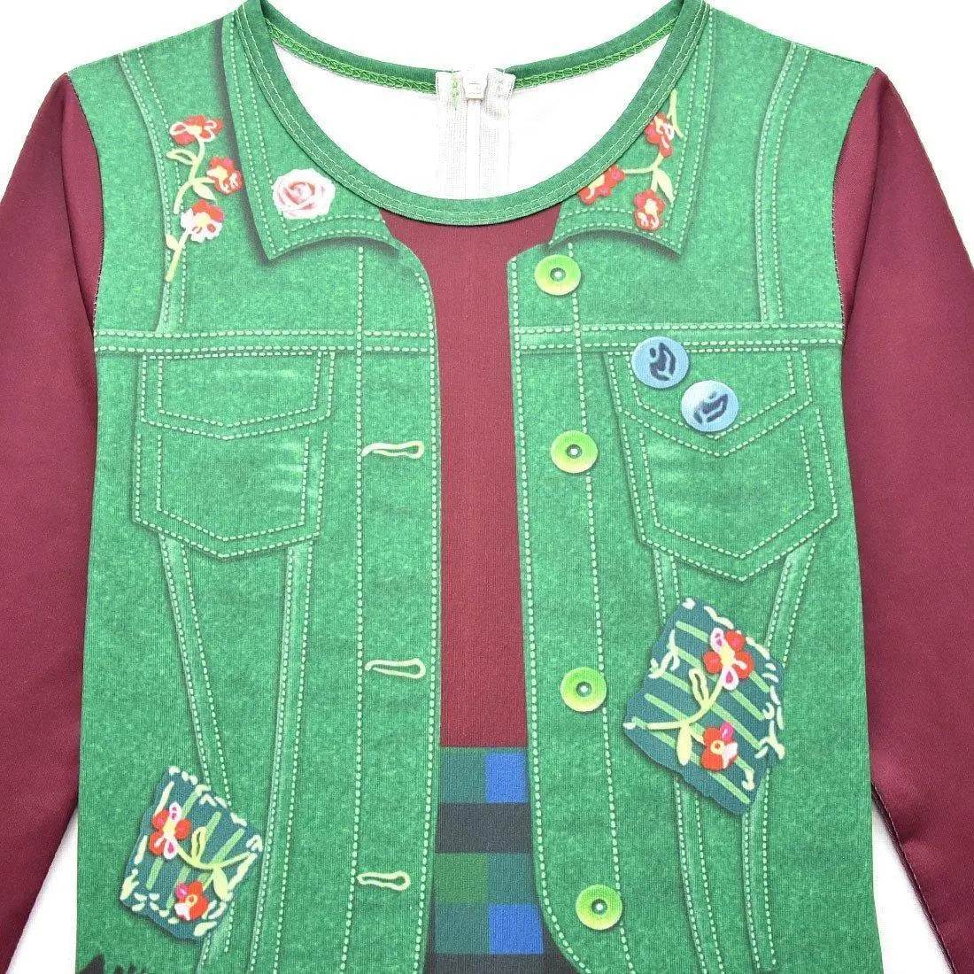 kids College Zombies Cosplay Zentai Suit Costume Children Jumpsuit Bodysuit Outfits - Ecosfun