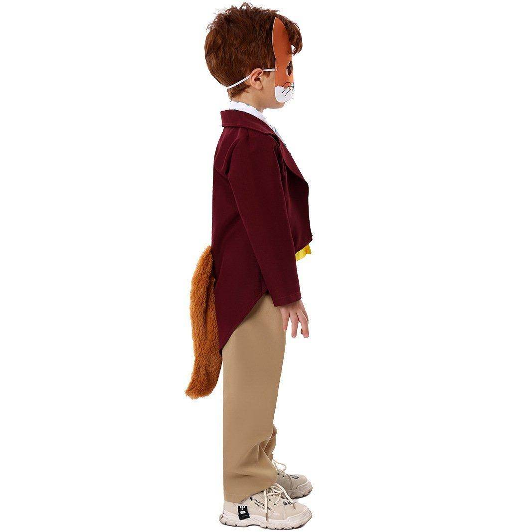 Kids Fantastic Mr. Fox Animal Halloween Cosplay Party Costumes - Ecosfun